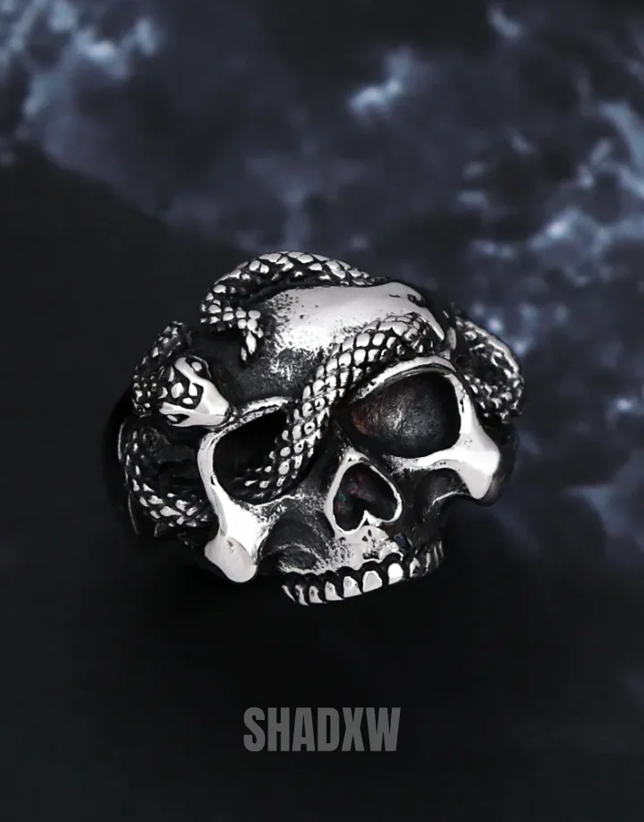 Skull Snake Ring - Image 2