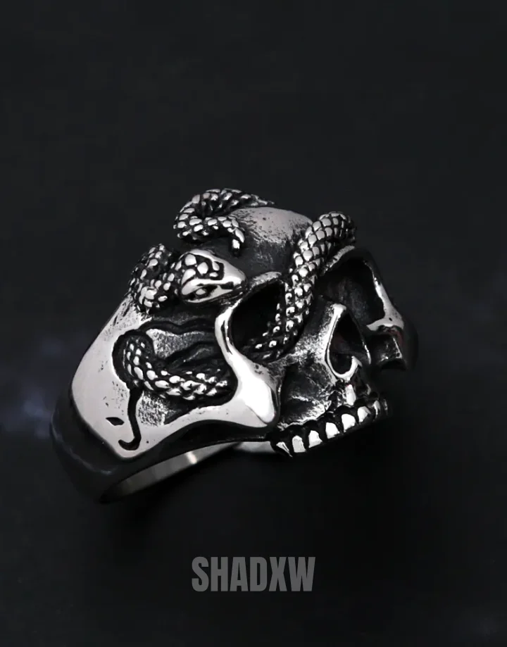 Skull Snake Ring - Image 3