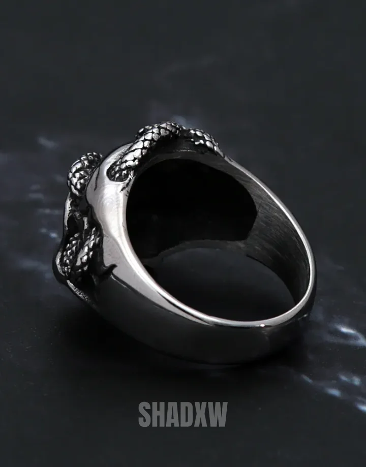 Skull Snake Ring - Image 5