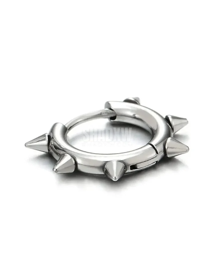 Spike Hoop Earrings - Image 3
