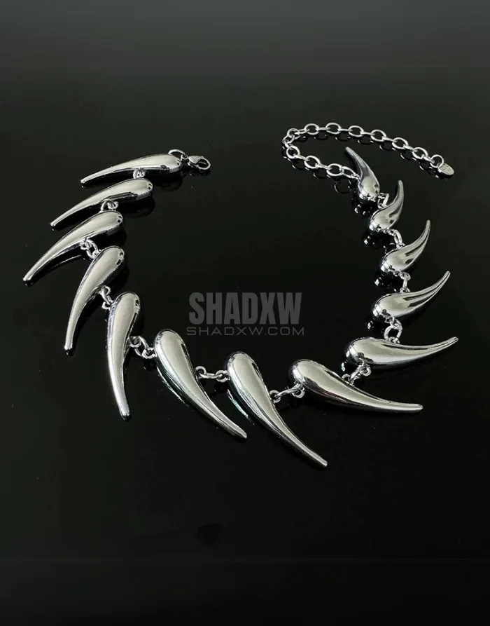Spiked Choker Necklace - Image 4