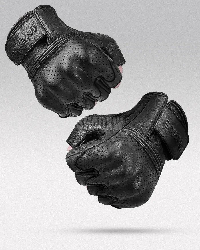 Tactical Leather Gloves - Image 2