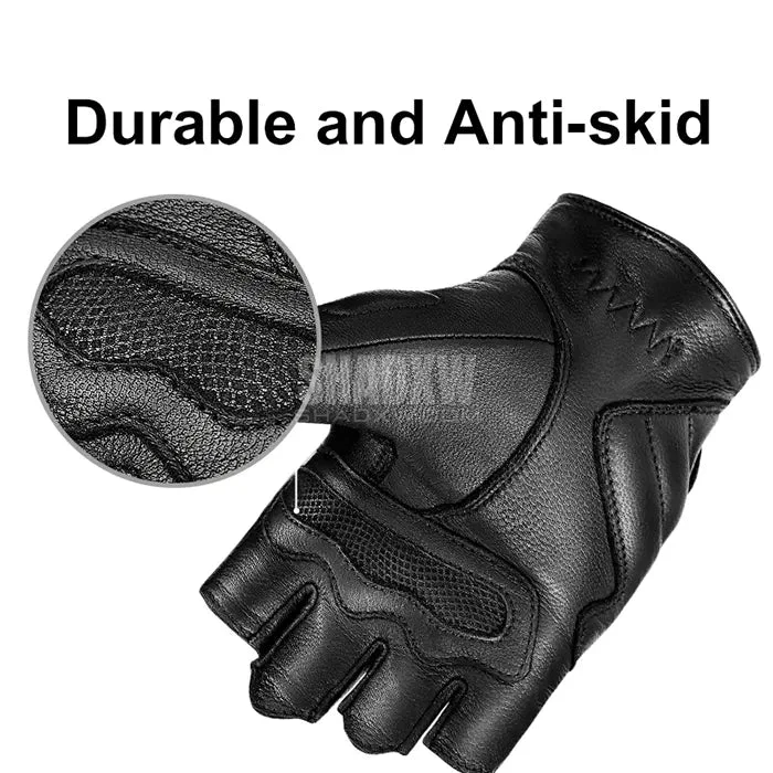 Tactical Leather Gloves - Image 3