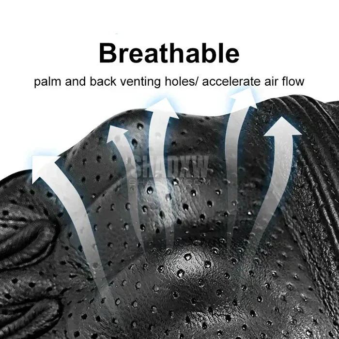 Tactical Leather Gloves - Image 4