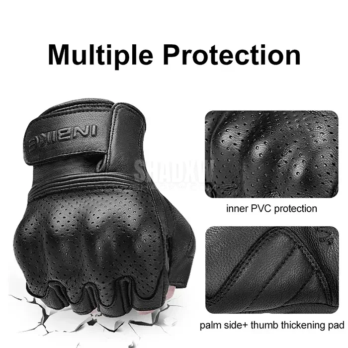 Tactical Leather Gloves - Image 6