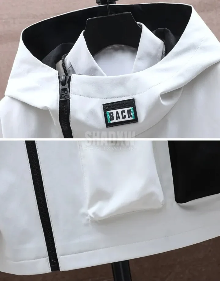 White Techwear Jacket - Image 3