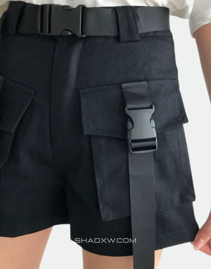 Techwear shorts womens - Image 2