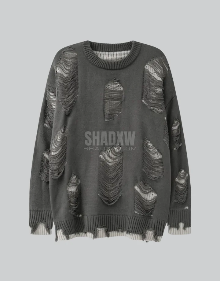 Vintage Ripped Sweater - Image 2