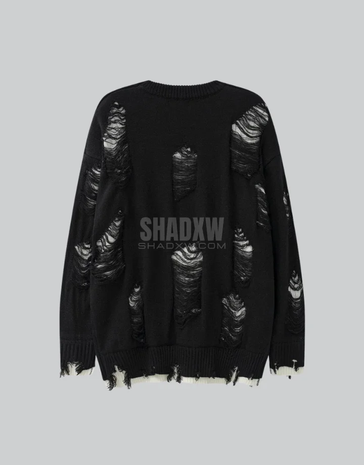 Vintage Ripped Sweater - Image 4