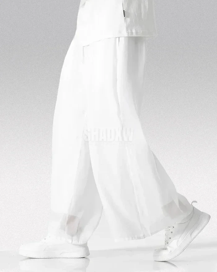 White Hakama Pants - Image 2
