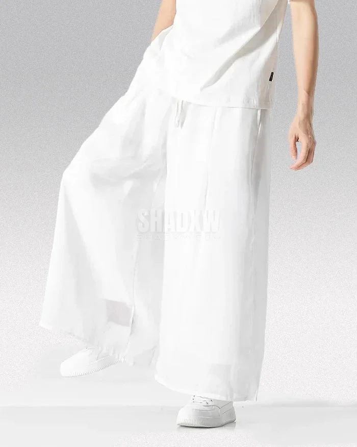 White Hakama Pants - Image 3