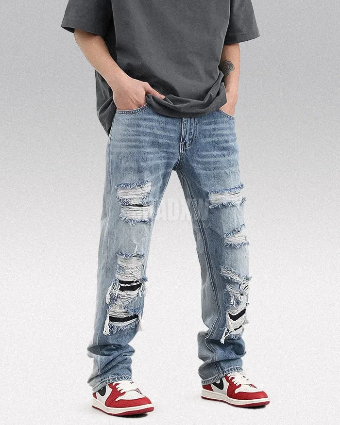 Y2K Blue Jeans Streetwear - Image 3