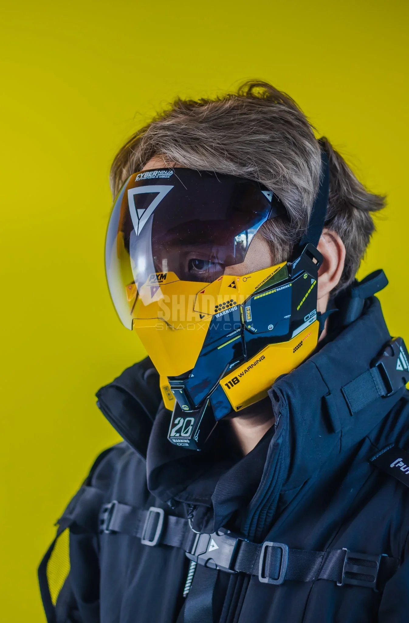 Yellow Cyberpunk Mask - Image 2