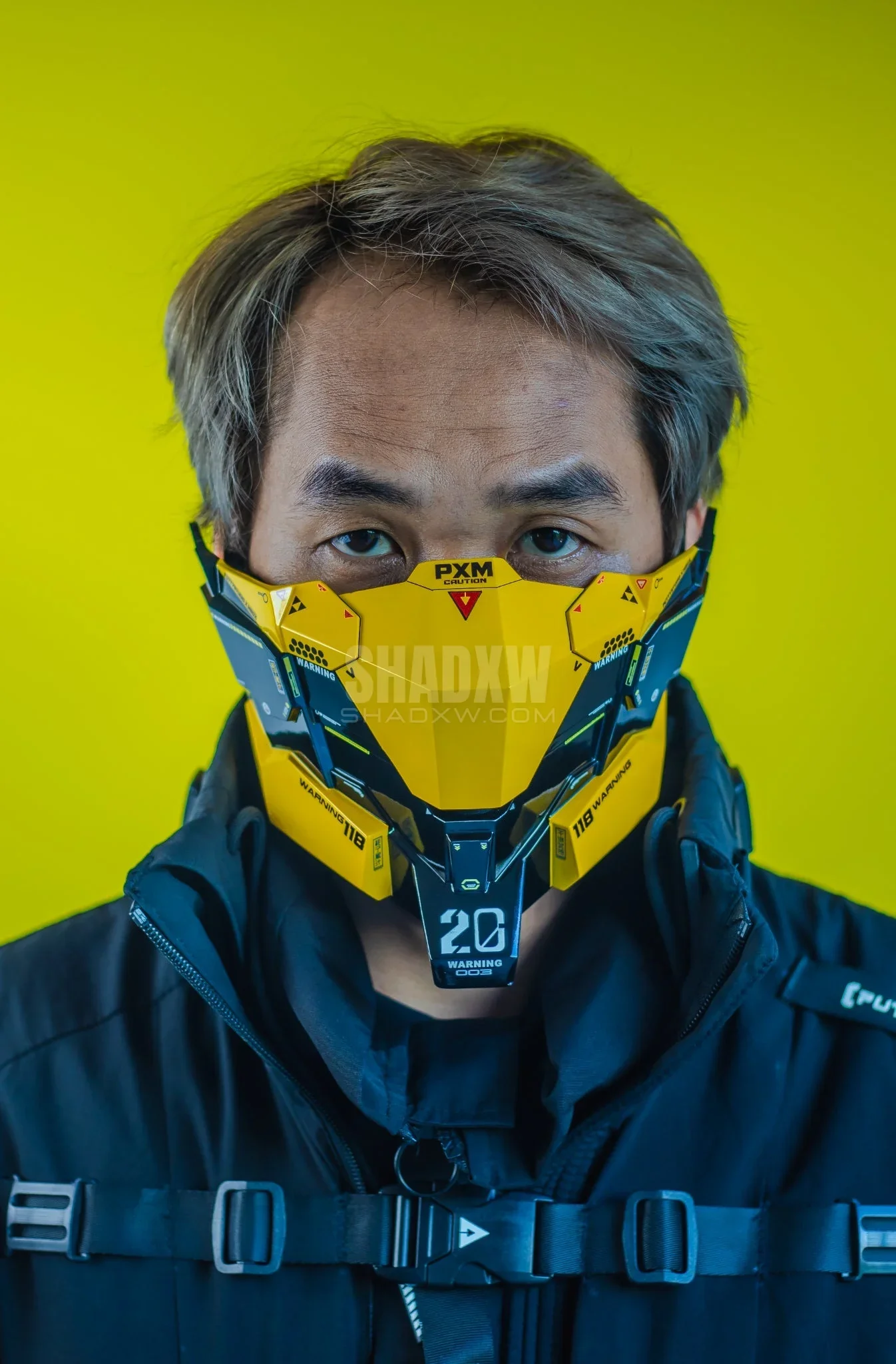 Yellow Cyberpunk Mask - Image 3