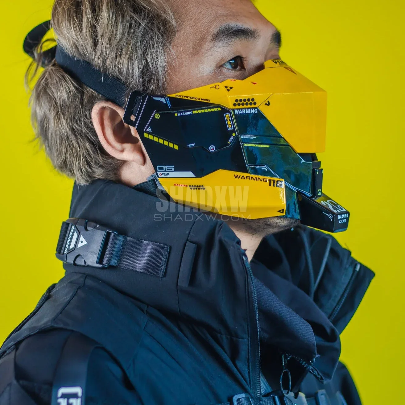 Yellow Cyberpunk Mask - Image 8