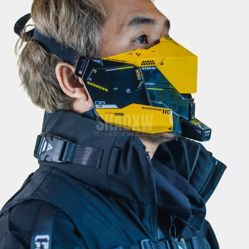 Yellow Cyberpunk Mask - Image 9