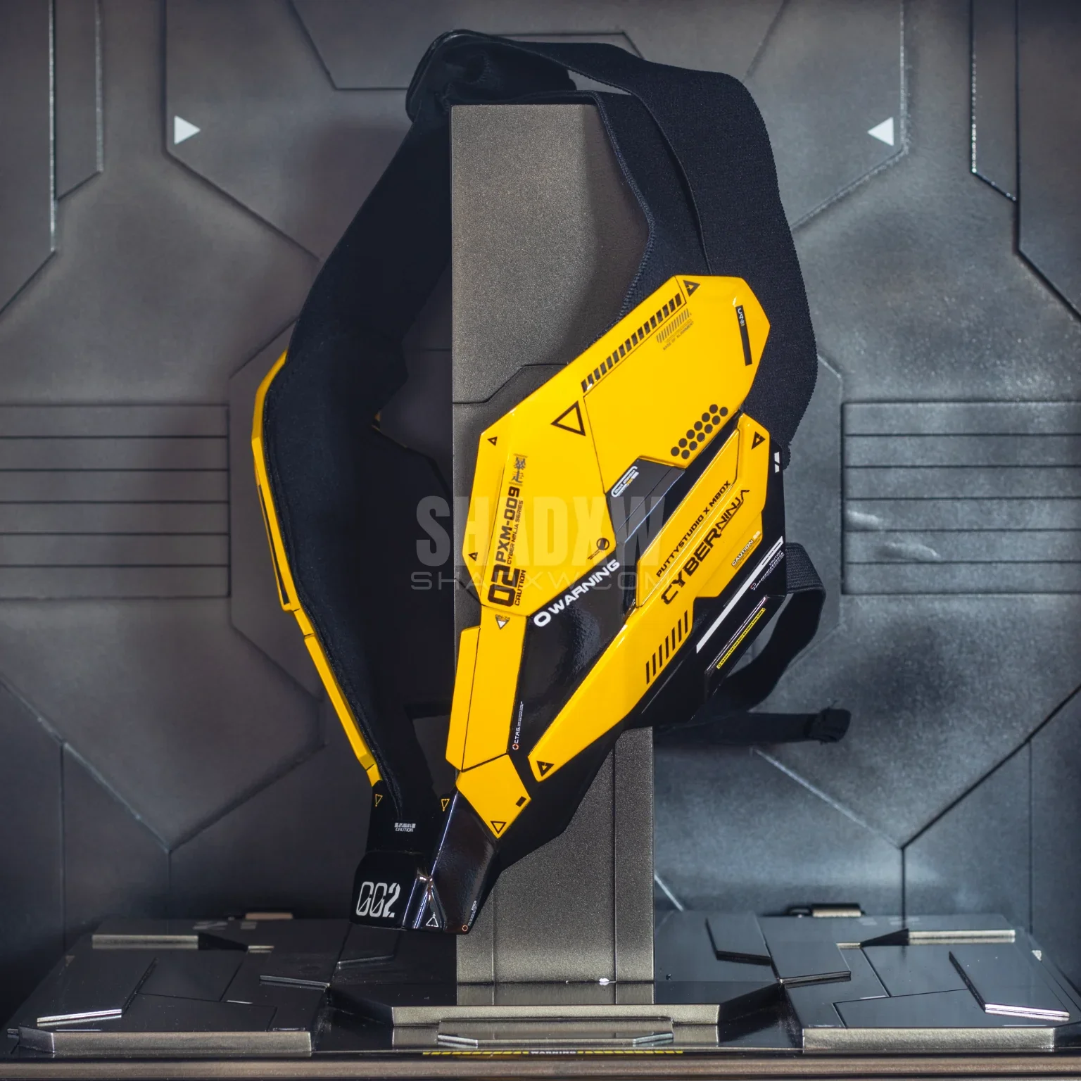 Yellow Cyberpunk Mask Ninja - Image 4